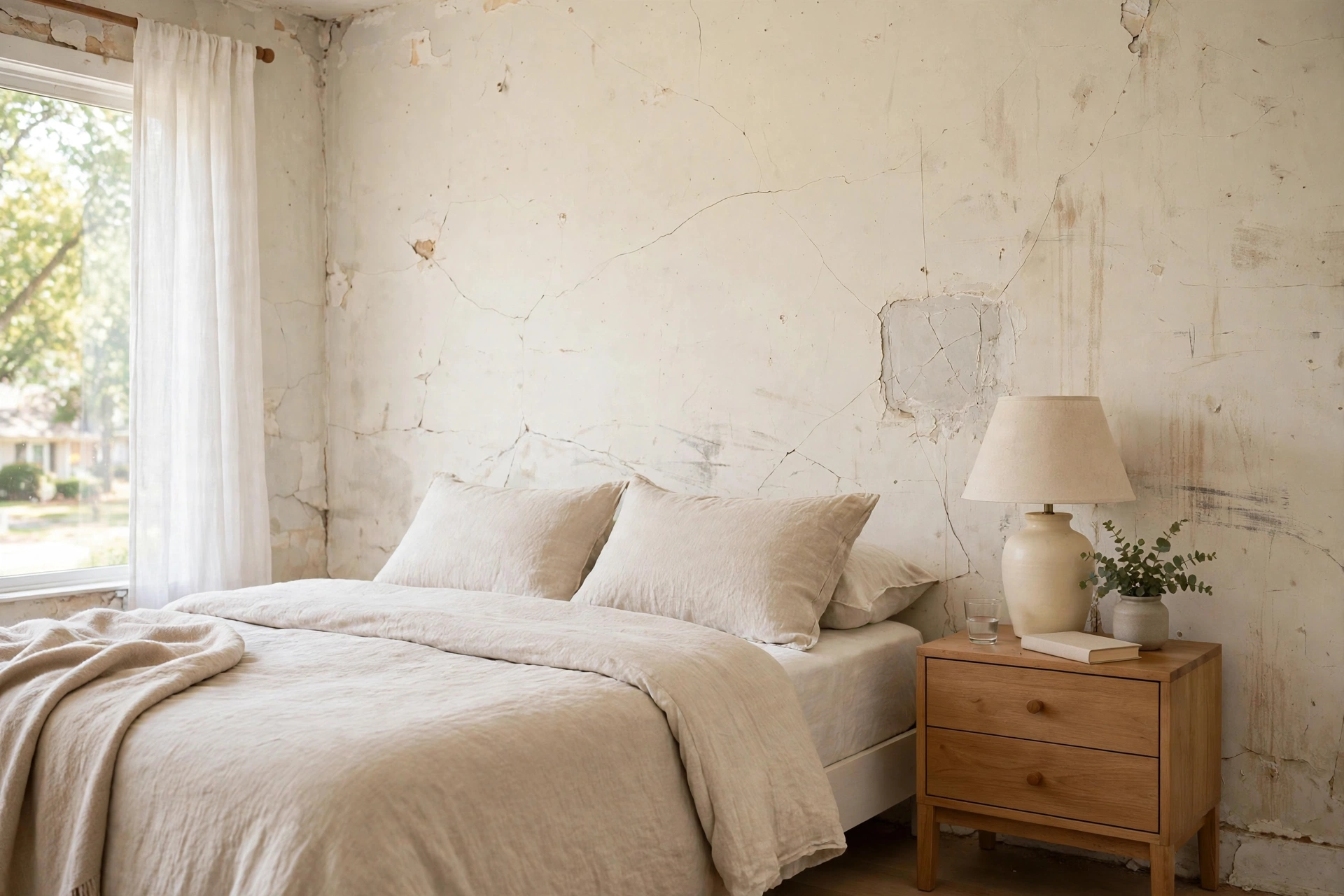 Before photo,  Drywall Repair and Painting in South Bowie, by Bowie Painting Company