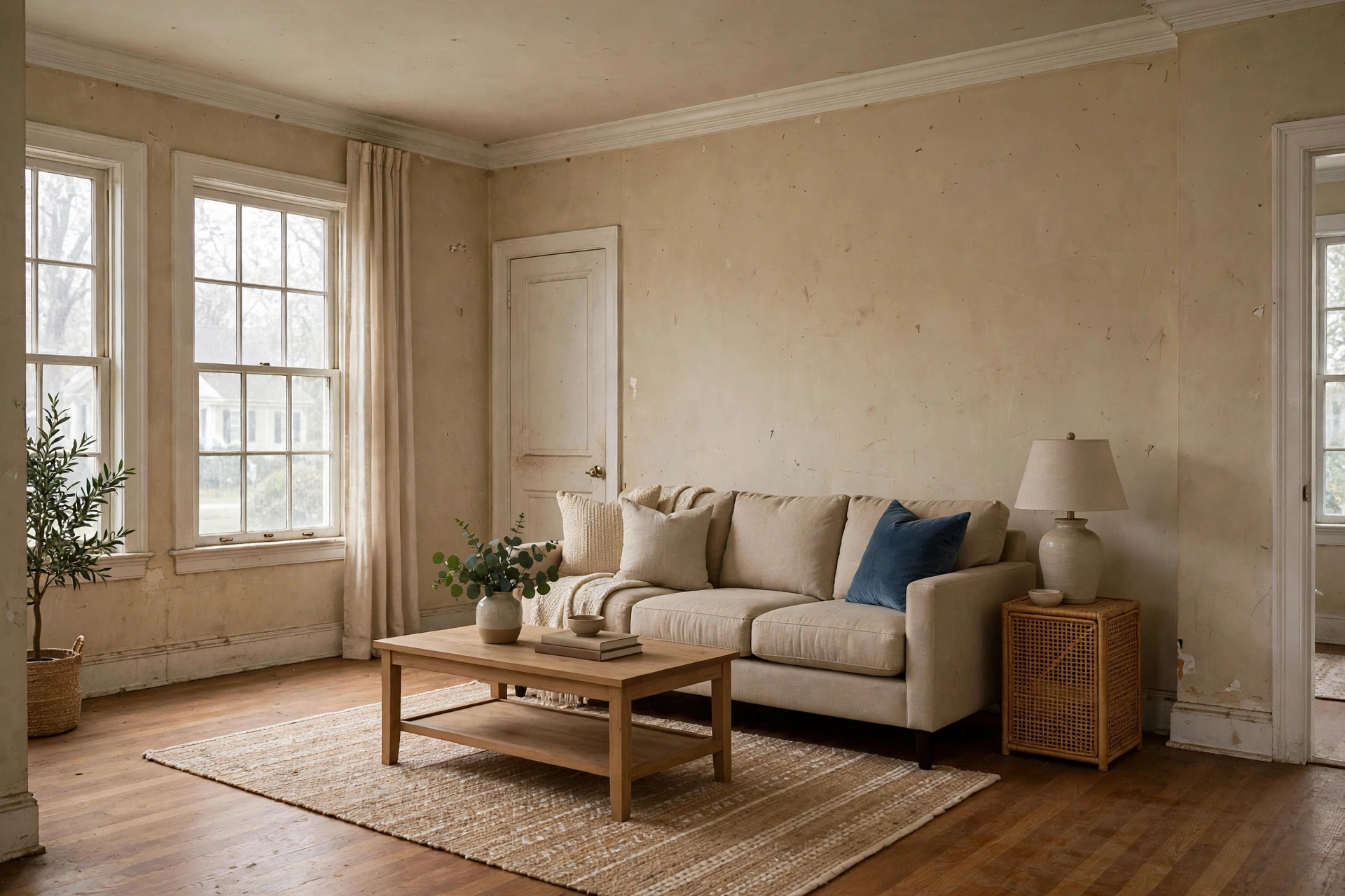 Before photo,  Interior Painting in Chapel Forge, by Bowie Painting Company